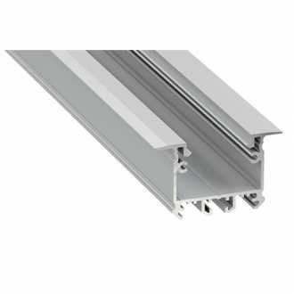 Profil aluminiowy do taśm LED - inTALIA - srebrny anodowany - 2 metry