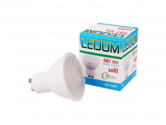 Żarówka LED LEDOM GU10 220-240V 7W 581lm 3000K biała ciepła