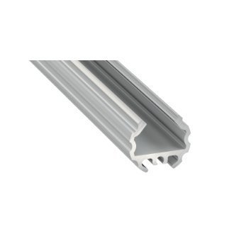 Profil aluminiowy do taśm LED MICO - srebrny anodowany - 1 metr