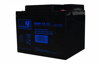 Akumulator AGM 12V 45Ah MWP 45-12