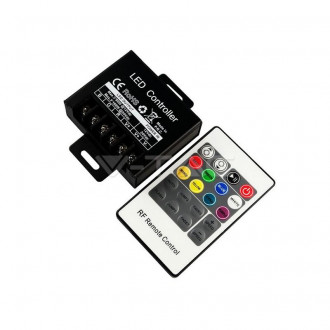 Sterownik LED RGB Controller With 20 Key RF Remote Control Small V-TAC VT-2421