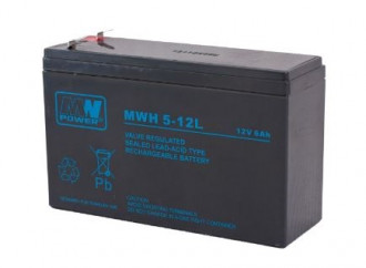 Akumulator AGM 12V 6Ah MWH 5-12L