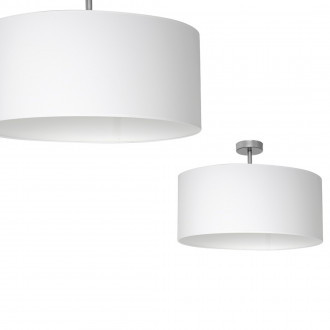 Lampa podsufitowa CASINO WHITE/CHROME 3xE27