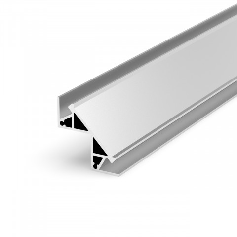 Profil LED wpuszczany P12-1 srebrny - 1 metrowy TECH-LIGHT 8612101