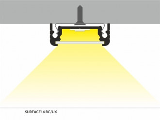 Profil LED nawierzchniowy SURFACE14 biały TOPMET - 1m