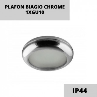 Plafon BIAGIO CHROME 1xGU10