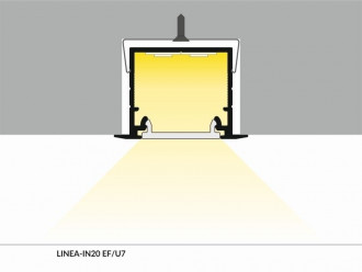 Profil aluminiowy LED LINEA-IN20 surowy TOPMET - 1m