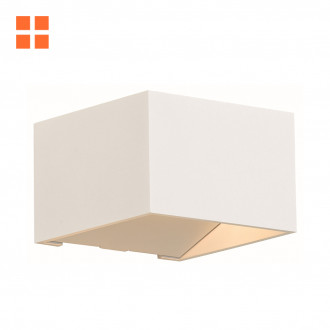 Kwadratowy biały kinkiet LED 7,5W Todi Wall - 3000K