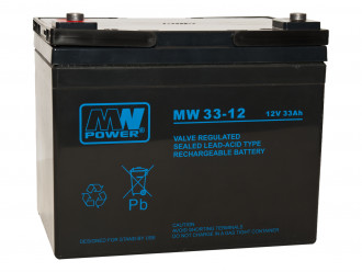Akumulator AGM 12V 33Ah MW 33-12