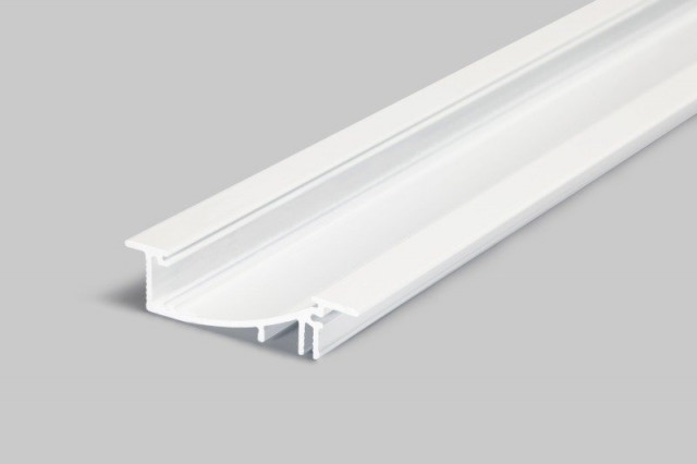Profil LED podtynkowy biały FLAT8 - 1 metrowy TOPMET 23040001