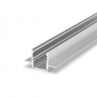 Profil LED aluminiowy P25-2 srebrny 1 metr
