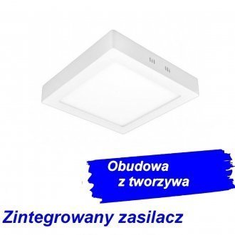 Plafon sufitowy LED kwadratowy 9W Aigostar - biała zimna
