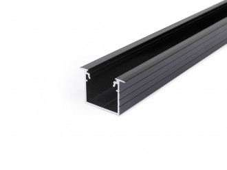 Profil aluminiowy LED LINEA-IN20 czarny TOPMET - 1m
