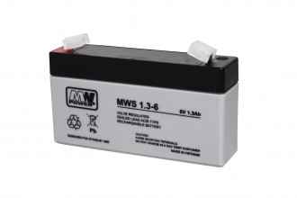Akumulator AGM MWS 1.3-6 6V 1.3Ah MW POWER