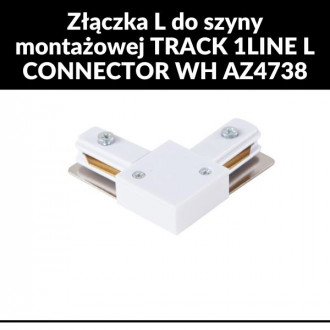 Złączka L do szyny montażowej TRACK 1LINE L CONNECTOR WH AZ4738