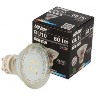Żarówka LED GU10 230V 1W SMD 2835 LedLine® - biała dzienna