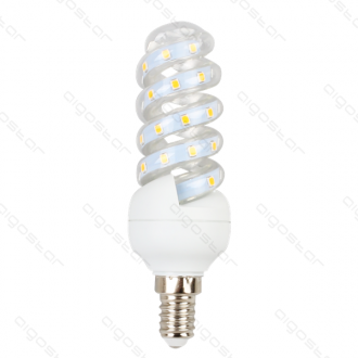 Żarówka LED E14 7W 650lm 6400K Spirala - biała zimna