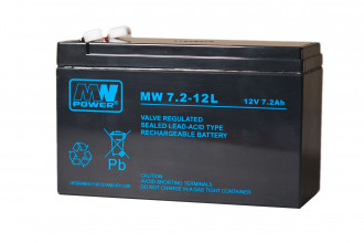 Akumulator AGM 7,2Ah 12V MW 7.2-12L
