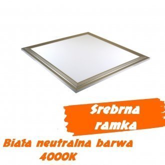 Panel LED 30x30cm LUMIO 24W 1920lm Srebrna Ramka - biała dzienna