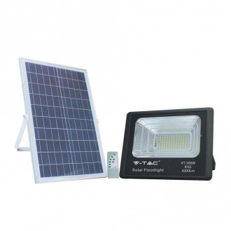 Lampa ogrodowa LED Solarna V-TAC 50W VT-300W 6000K IP65 4200lm