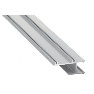 Profil aluminiowy do taśm LED - APA12 - srebrny anodowany - 1 metr
