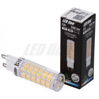 Żarówka LED G9 230V 6W 550lm LedLine® - biała dzienna 4500K