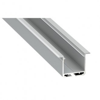 Profil aluminiowy do taśm LED - inDILEDA - srebrny anodowany - 2 metry