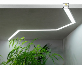 Profil aluminiowy LED LINEA-IN20 czarny TOPMET - 2m