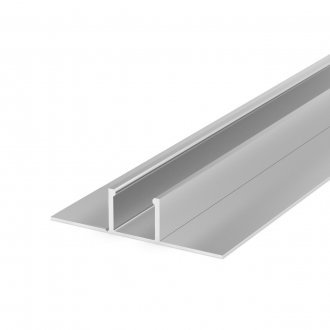 Profil aluminiowy wpuszczany LED P17-1 srebrny - 2m