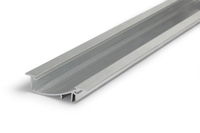 Aluminiowy profil LED FLAT8 surowy - 2 metrowy TOPMET 23050000