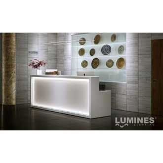 Profil aluminiowy do taśm LED - zewnętrzny typ Y LUMINES - srebrny - 1 metr