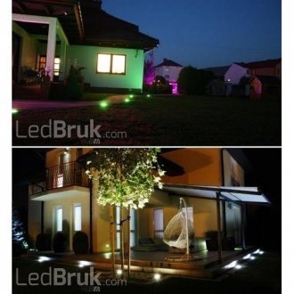 Zestaw kostka LED Akropol RGB 13,7x10,3cm - 12szt 