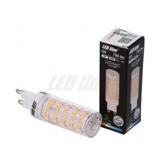 Żarówka LED G9 Ceramic 220-240V 8W 750lm LedLine® - biała ciepła