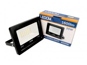 Halogen / naświetlacz LED LEDOM 20W 1600lm IP65 - biała dzienna