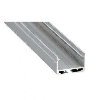 Profil aluminiowy do taśm LED - SILEDA - srebrny anodowany - 1 metr