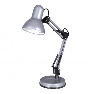 Srebrna lampka na biurko K-MT-COSMO z serii COSMO 1xE27