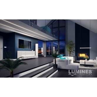 Profil LED nawierzchniowy LUMINES Typ iLEDO - Biały lakierowany 1m