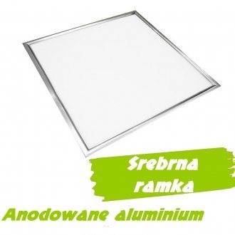 Panel LED 30x30 Bade 12W - srebrna ramka - biała ciepła