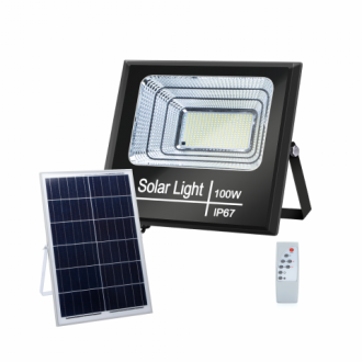 Naświetlacz LED z panelem solarnym 01 100W 6500K