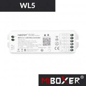 Sterownik RGB+CCT WL5 Mi-Light + Tuya Smart 12-24V