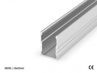 NEON LED SIDELIGHT 10x22mm | Profil aluminiowy 1m do NEONU | alu 1m profile