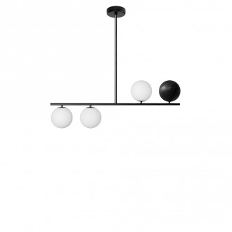 SUGURI B czarna lampa sufitowa w rozmiarze M